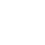 mimo logo blanco